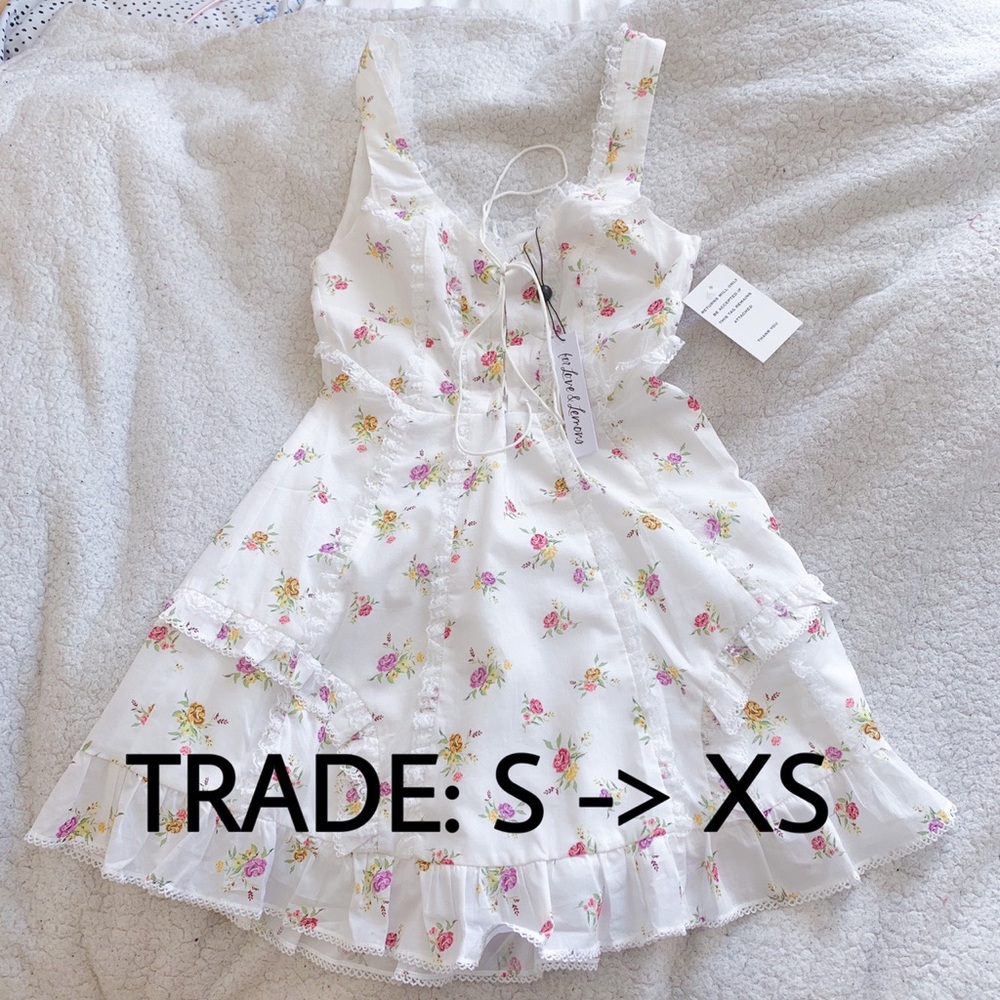 TRADE for love and lemons wildflower minidress